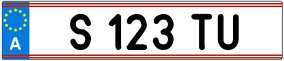 Truck License Plate